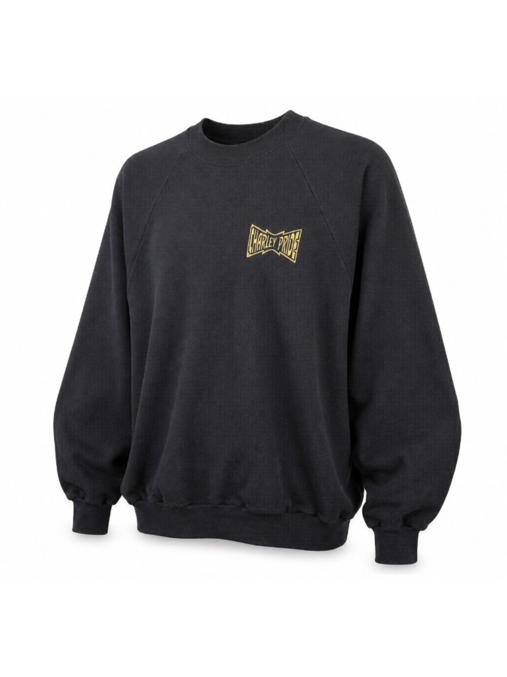 Vintage Charley Pride Fruit Of The Loom Sweatshirt Mens XL Black Embroidered 90s